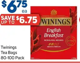 Foodland Twinings Tea Bags offer