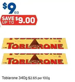 Foodland Toblerone offer