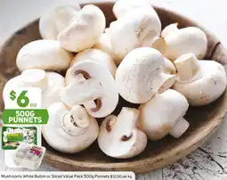 Foodland Mushrooms White Button or Sliced offer