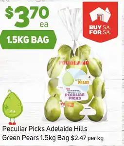 Foodland Peculiar Picks Adelaide Hills Green Pears offer