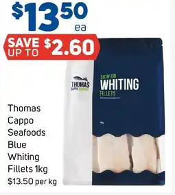 Foodland Thomas Cappo Seafoods Blue Whiting Fillets offer
