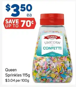 Foodland Queen Sprinkles offer