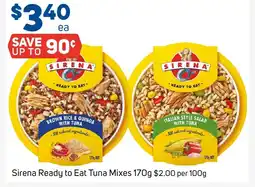 Foodland Sirena Ready to Eat Tuna Mixes offer