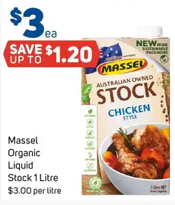 Foodland Massel Organic Liquid offer