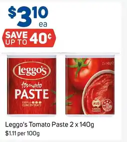Foodland Leggo's Tomato Paste offer