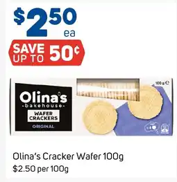 Foodland Olina's Cracker Wafer offer
