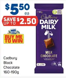 Foodland Cadbury Block Chocolate offer