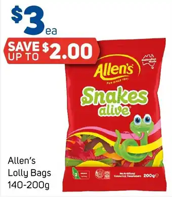 Foodland Allen's Lolly Bags offer