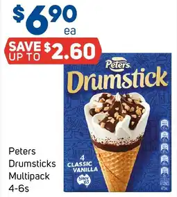 Foodland Peters Drumsticks Multipack 4-6s offer