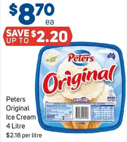 Foodland Peters Original Ice Cream offer