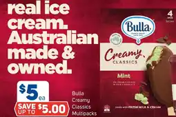 Foodland Bulla creamy classics multipacks offer