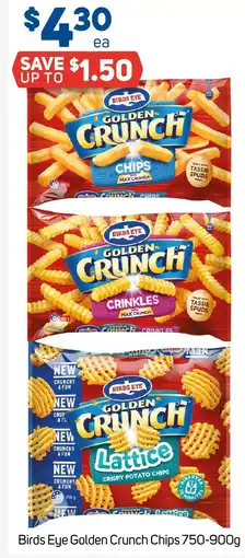 Foodland Birds Eye Golden Crunch Chips offer