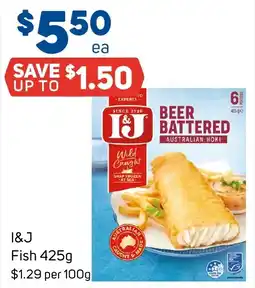 Foodland I&J Fish offer