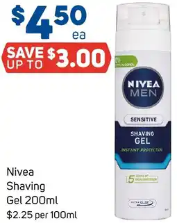 Foodland Nivea Shaving Gel offer