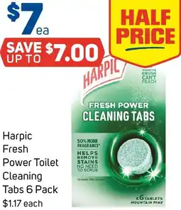 Foodland Harpic Fresh Power Toilet Cleaning Tabs offer