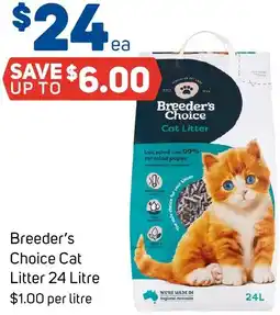 Foodland Breeder's Choice Cat Litter offer