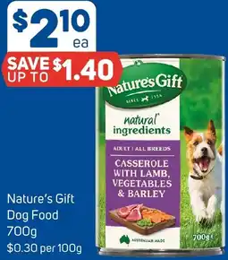 Foodland Nature's Gift Dog Food offer