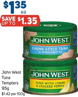 Foodland John West Tuna Tempters offer