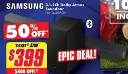 The Good Guys SAMSUNG 3.1.2Ch Dolby Atmos Soundbar offer
