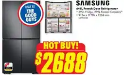 The Good Guys 649L French Door Refrigerator offer