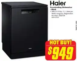 The Good Guys Haier Freestanding Dishwasher offer