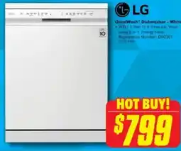 The Good Guys QuadWash Dishwasher - White offer