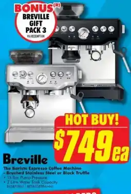The Good Guys The Barista Espresso Coffee Machine offer