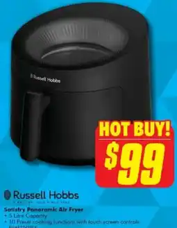 The Good Guys Russell Hobbs Satisfry Panoramic Air Fryer offer
