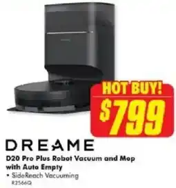 The Good Guys DREAME D20 Pro Plus Robot Vacuum and Mop with Auto Empty offer