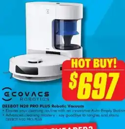 The Good Guys Deebot n20 pro plus robotic vacuum offer