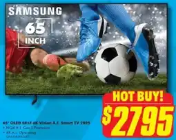 The Good Guys 65" OLED S85F 4K Vision A.I. Smart TV 2025 offer