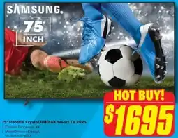 The Good Guys 75" u8500f crystal uhd 4k smart tv 2025 offer