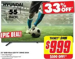 The Good Guys 55" UHD Mini-LED TV 120HZ 2024 offer