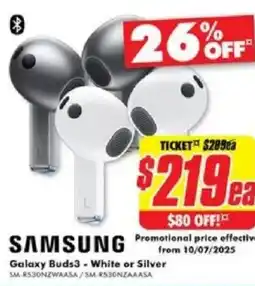 The Good Guys Galaxy Buds3 offer