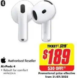 The Good Guys AirPods 4 offer