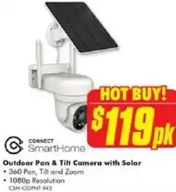 The Good Guys Outdoor Pan & Tilt Camera with Solar offer