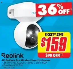 The Good Guys 4K Outdoor Pro Wireless Security Camera offer