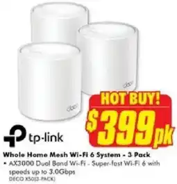 The Good Guys Whole Home Mesh Wi-Fi 6 System offer