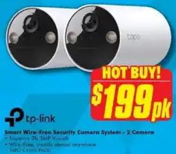 The Good Guys Smart Wire-Free Security Camera System - 2 Camera offer