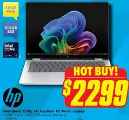 The Good Guys OmniBook X Flip 14" Copilot+ PC Touch Laptop offer
