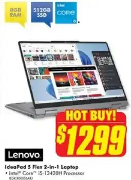 The Good Guys IdeaPad 5 Flex 2-in-1 Laptop offer