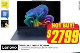 The Good Guys Yoga $7 14.5" Copilot+ PC Laptop offer