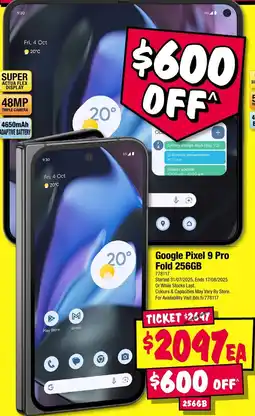JB Hi-Fi Google pixel 9 pro fold 256gb offer