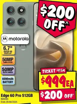 JB Hi-Fi Edge 60 pro 512gb offer