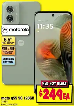 JB Hi-Fi Moto g55 5G 128GB offer