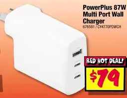 JB Hi-Fi PowerPlus 87W Multi Port Wall Charger offer