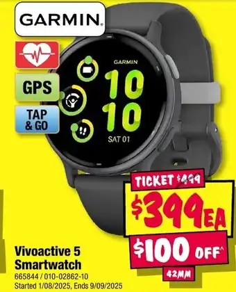 JB Hi-Fi Vivoactive 5 Smartwatch offer