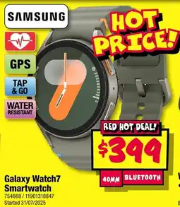 JB Hi-Fi Galaxy Watch7 Smartwatch offer