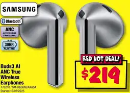 JB Hi-Fi Buds3 Al ANC True Wireless Earphones offer