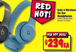 JB Hi-Fi Solo 4 Wireless On-Ear Headphones offer